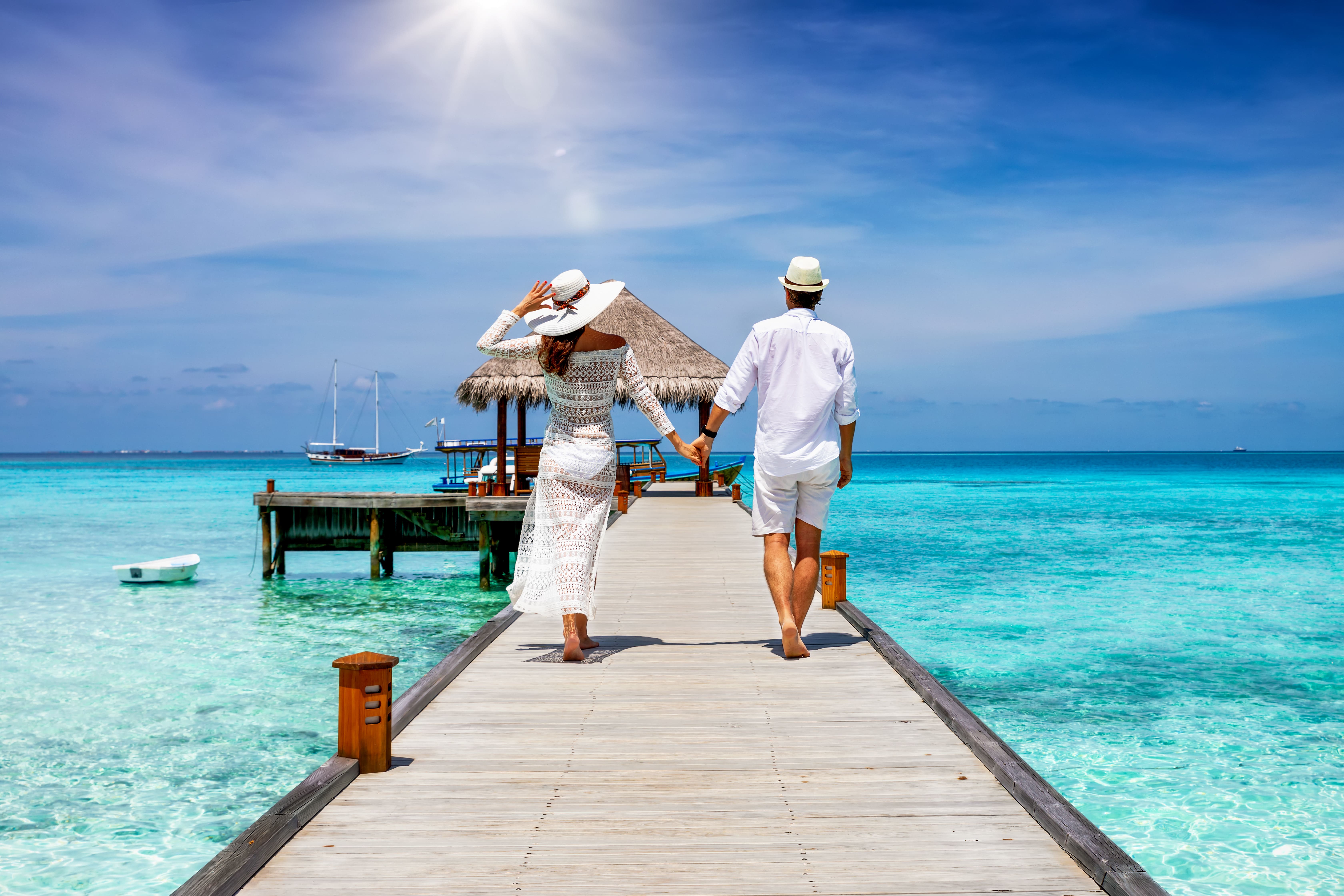 Luxury Maldives resort