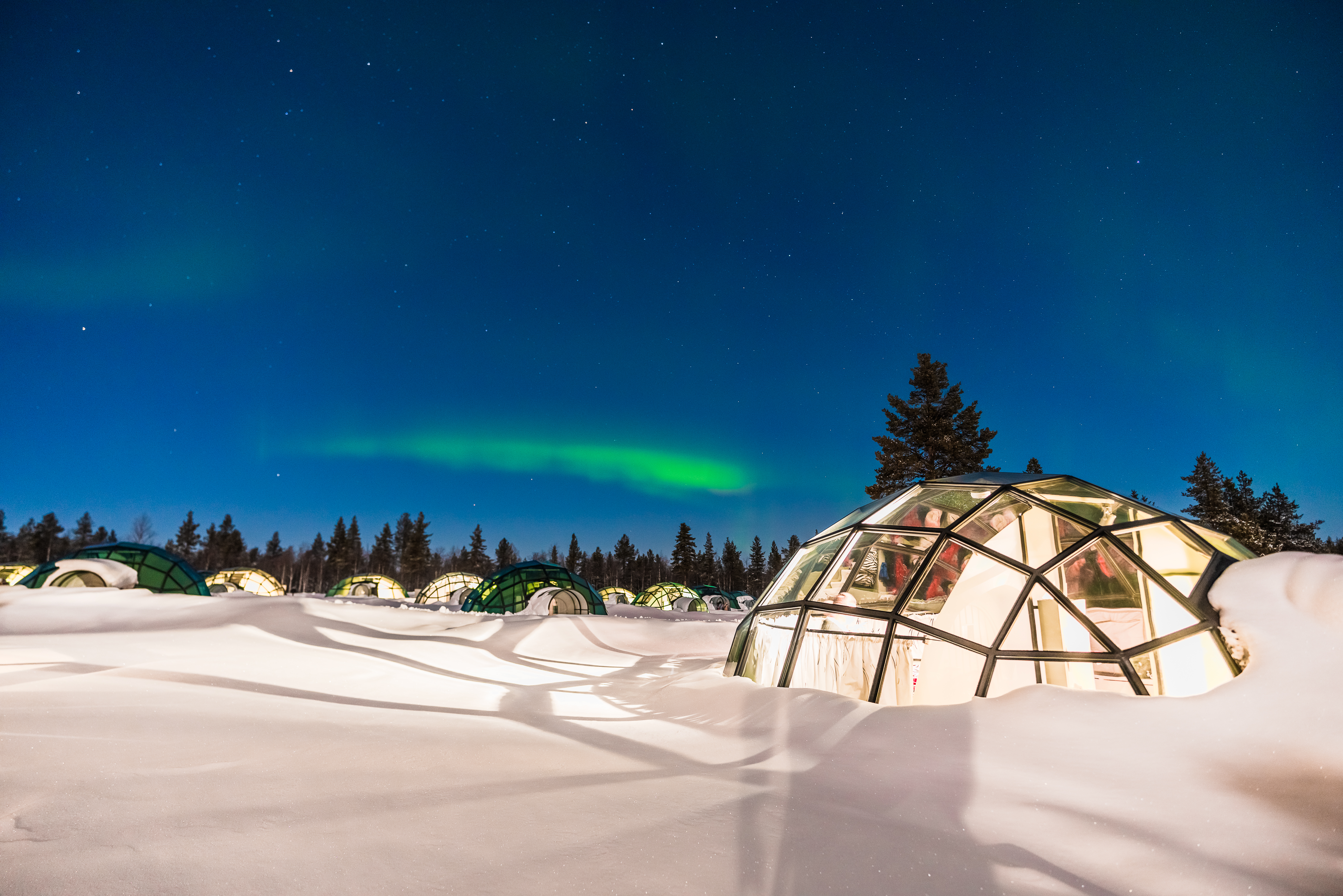 Northern lights backdrop