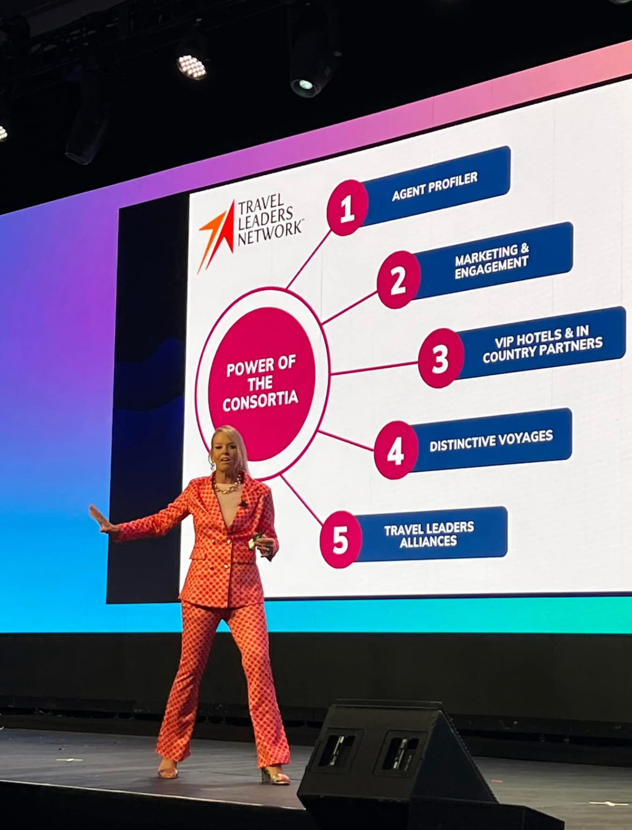 Angela Hughes travel industry talks