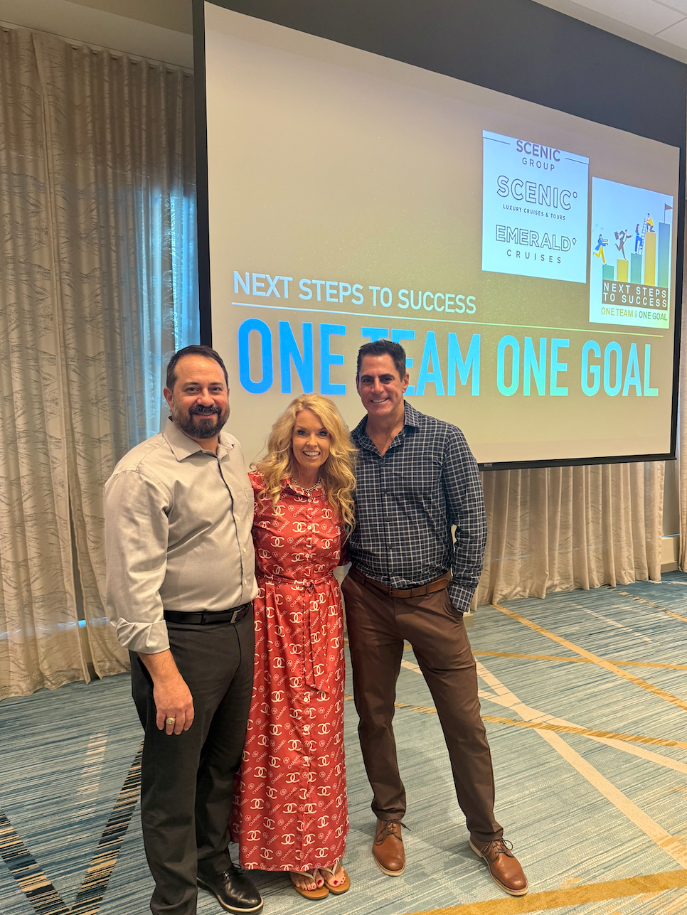 Angela Hughes training Scenic Yacht Group in Miami, Florida January 2026